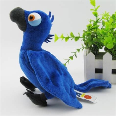 Movie Rio 2 Plush Stuffed Toy 6 Blue Macaw Soft Birds Doll In Movies