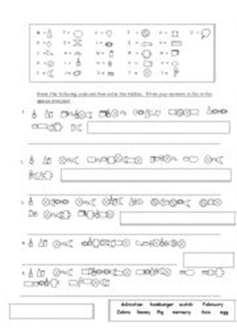 Please read the steps below and complete the worksheets. end of year activity - break the code - ESL worksheet by s ...