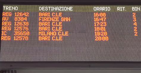 Lecce Lo Schedule Estivo Di Trenitalia