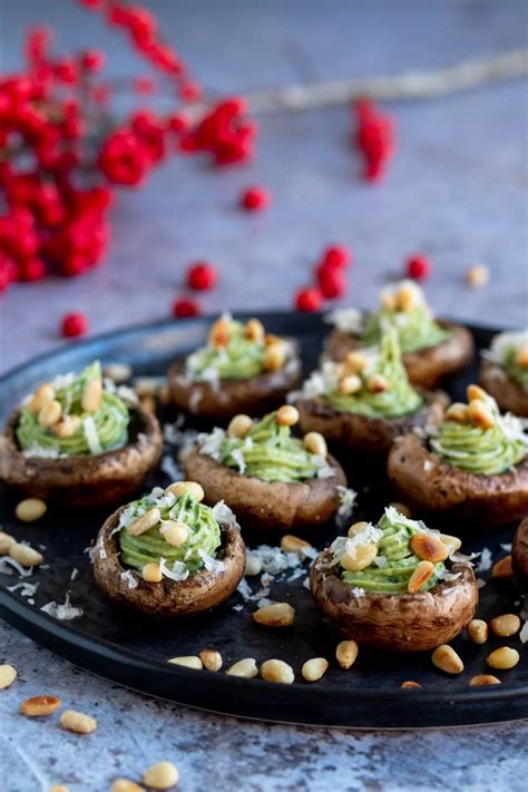 Gevulde champignons met avocado pesto Zonderzooi