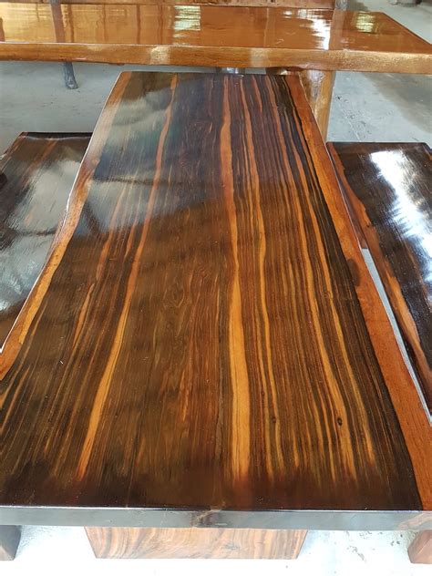 Macassar Ebony Slabs Macassar Wood Slab Table Coffee Table Etsy