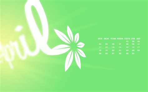 Free Download April Desktop Calendar Wallpaper Paper Leaf 1920x1200