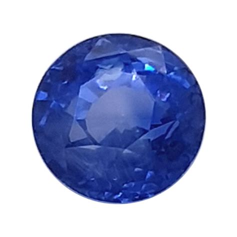 Blue Sapphire Round Faceted Gem 5 91 Ct Loose Gemstone Not Heate