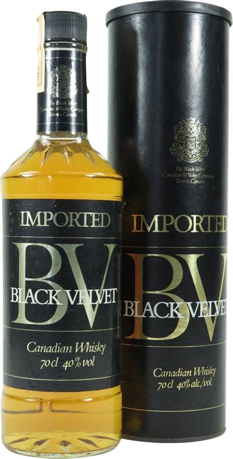 Black Velvet Canadian Whisky Ratings And Reviews Whiskybase