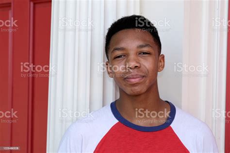 African American Boy Outdoor Portraits Stock Photo Download Image Now