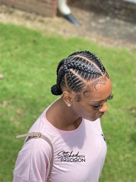 Braided Hairstyles For Black Women Cornrows Feed In Braids Hairstyles