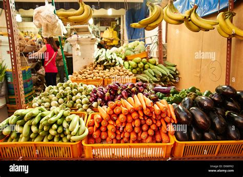 Vegetable Market In Singapore Hi Res Stock Photography And Images Alamy
