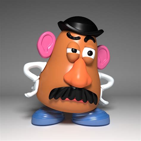 Mr Potato Head Toy Story Cg Textures In 3d Renders 3dexport