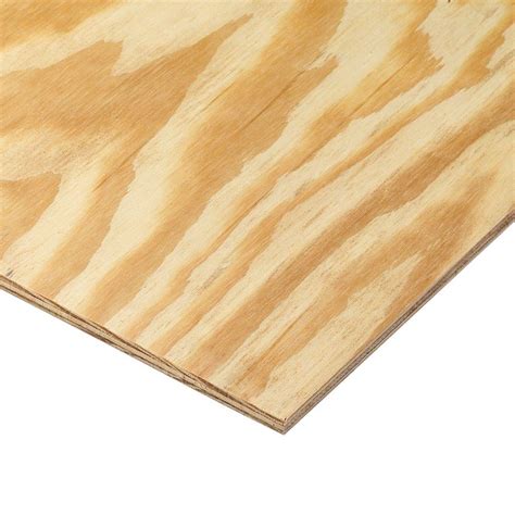Plywood Siding Panel No Groove Common In X Ft X Ft Actual In X In X