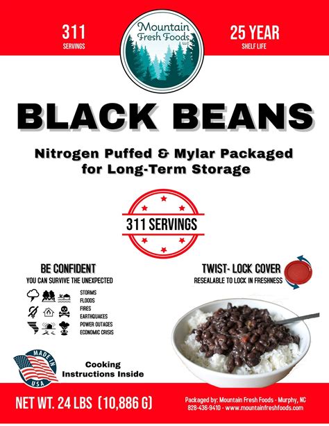 We did not find results for: 24 Lbs Black Beans - 311 Serv - 24,880 Calories - 25+ Year ...