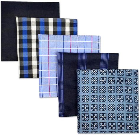S W Shlax Wing Pieces Mens Silk Pocket Square Handkerchiefs Set Fashion