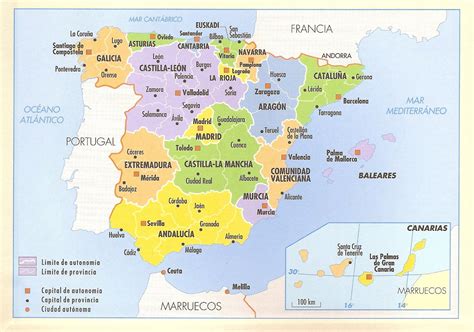 Profespagnol N Godbert Mapa De España