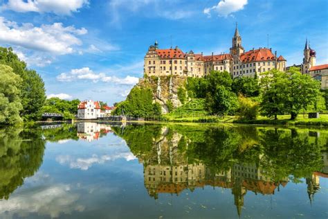 Sigmaringen Castle On Rock Germany This Famous Gothic Castle Is