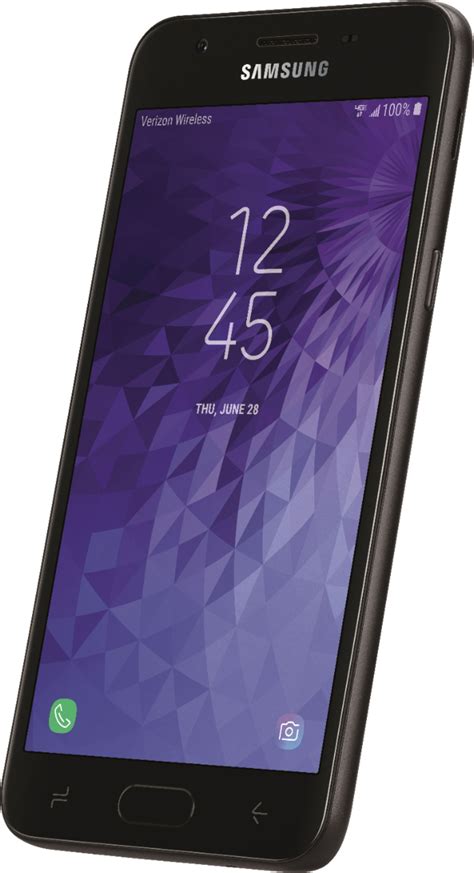 Best Buy Simple Mobile Samsung Galaxy J3 Orbit Black Smsas357bg3p5p