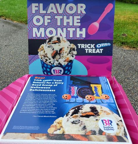 On Second Scoop Ice Cream Reviews News Baskin Robbins Trick Oreo Treat Is Back
