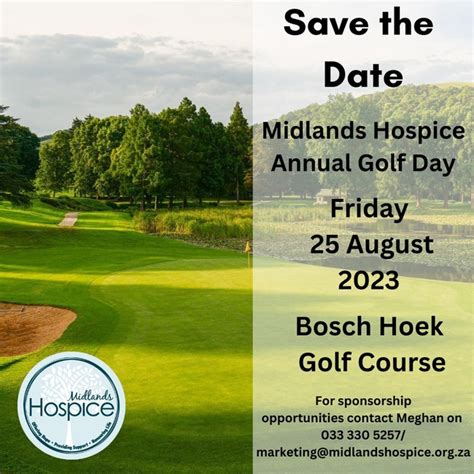Book Your Day Out For The Midlands Hospice Annual Golf Day In August