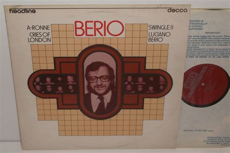 Head 15 Berio A Ronne Cries Of London Swingle Ii Luciano Berio Ebay