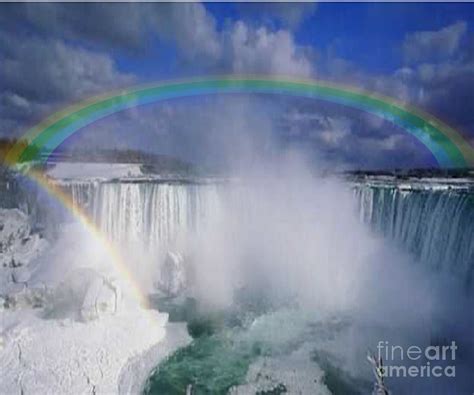 Double Rainbow Niagara Falls Photograph By Belinda Threeths Pixels