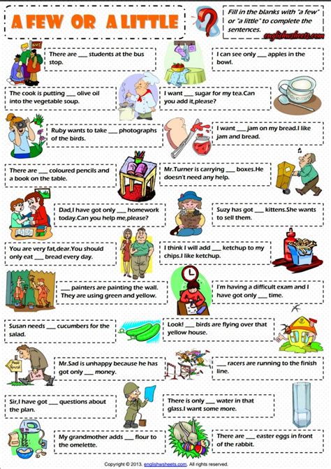 Much Many A Lot English Esl Worksheets For Distance Learning And 5f5