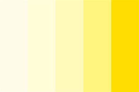 Vanilla Yellow Color Palette