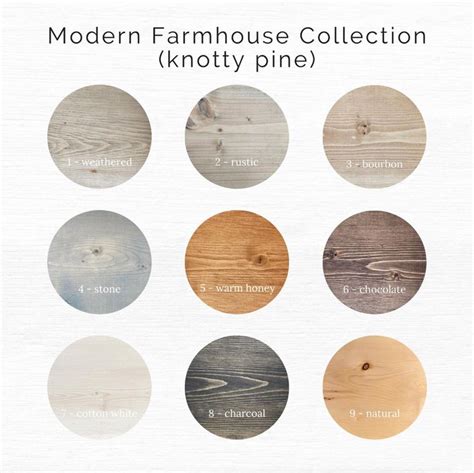 Modern Farmhouse Collection Finish Sample Pack Etsy Modern