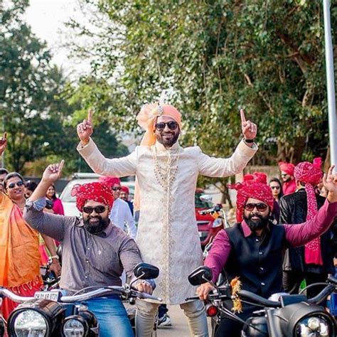 Don't just look at harley davidson, especially because their entry level bikes are nothing special. Tushar made a baraat entry with his 'first love'- his ...