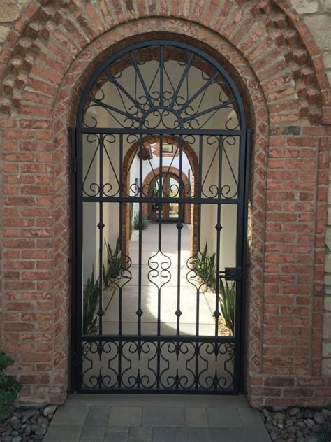 Wrought Iron Metal Gates For Courtyards And Gardens Iron Garden Gates