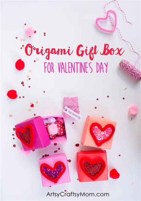 Diy Origami T Box For Valentines Day