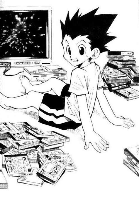 Gon charges up his nen creating an energy sphere in his hand that hunter x hunter gon and killua glass painting with manga panels. Gon Freecs - Hunter X Hunter (With images) | Hunter x ...
