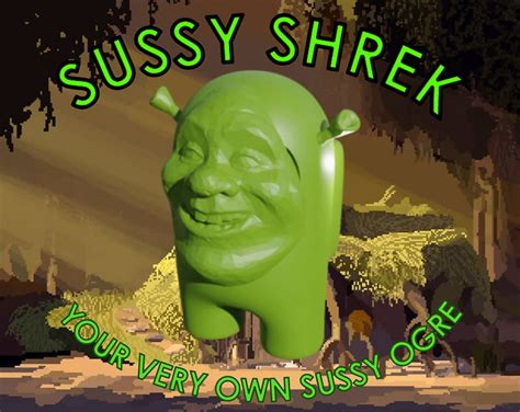 Sussy Shrek Toy Shrek In Among Us Costume 3d Printed Etsy Hong Kong