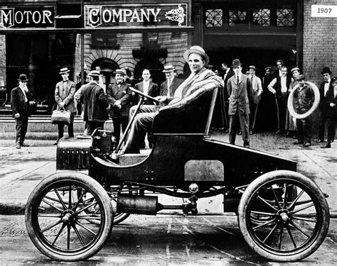 Henry Ford In Model T Photograph By Underwood Archives My XXX Hot Girl