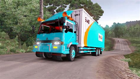 truck indonesia fuso indah logistik cargo youtube