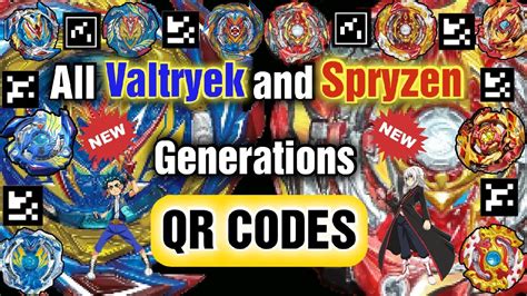Brave Valkyrie Beyblade Qr Code Youtube Qr Codes Of Brave Valkyrie