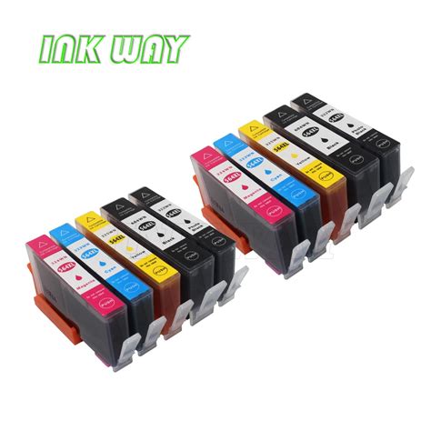 Ink Way 5 Color 2 Sets Compatible Ink Cartridges Replacement For Hp 564