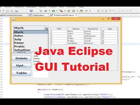 Java Eclipse Gui Tutorial Populate Jtable Data From Database In SexiezPix Web Porn