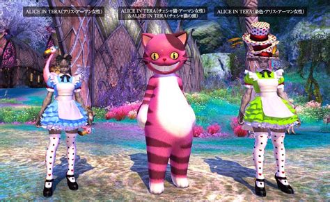 Have to run with the others! Tera Online News and Guides: New costumes: Alice in Wonderland