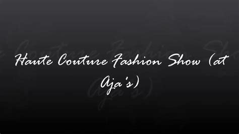 Ourworld Fashion Show At Ajas Youtube