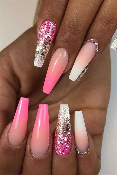 20 Gorgeous Pink And White Ombre Nails Youll Love World Zone