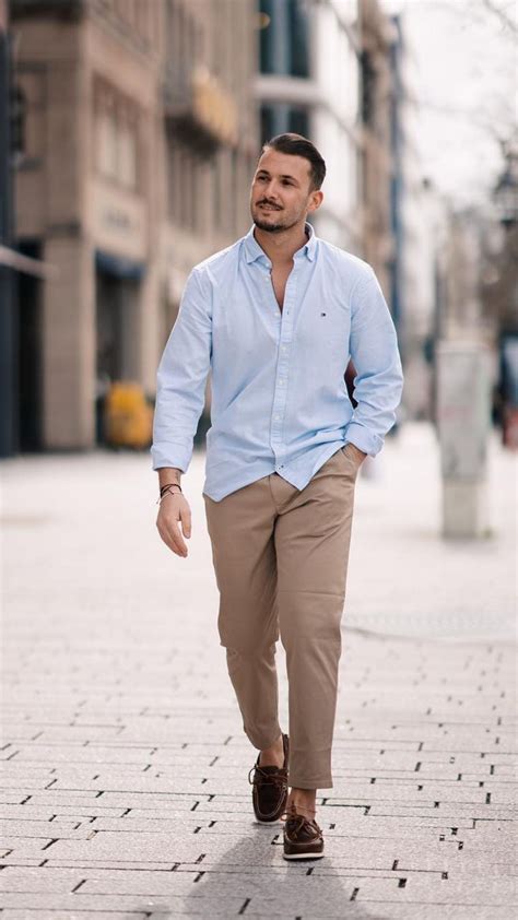 Chinos Casual Shirt Outfits For Men Mensfashion Streetstyle