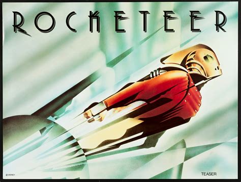 The Rocketeer 1991 Original Teaser Uk Quad Film Poster Picture