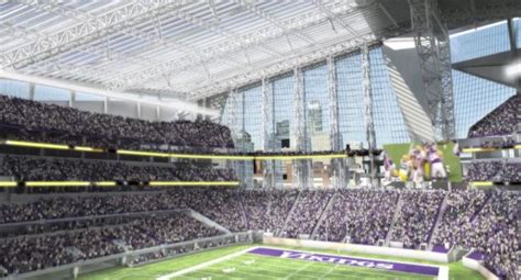 The stadium cost $975 million to build to replace the demolished metrodome, and it opened in 2016. Minnesota Vikings new NFL stadium design unveiled | Dilemma X