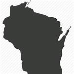 Icon Wisconsin Map State Icons States Usa