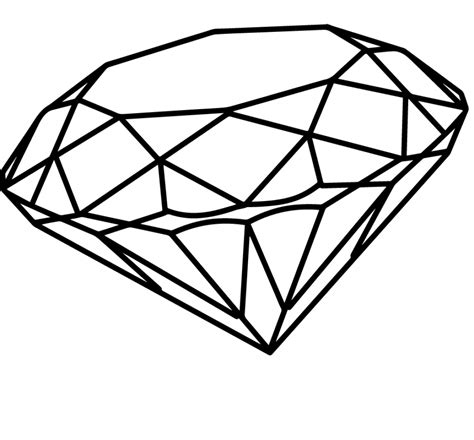 Diamond Coloring Page at Free printable colorings