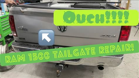 2017 Ram 1500 Tailgate Repair Youtube