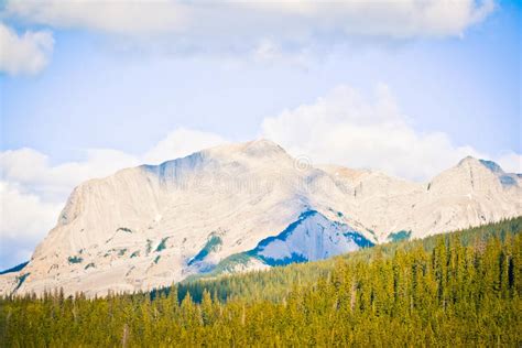 Banff Rocky Mountain And A Blue Sky Stock Photo Image Of Beautiful