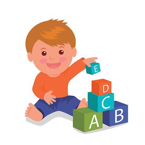 Toddlers Playing Clip Art Vector Images And Illustrations Istock
