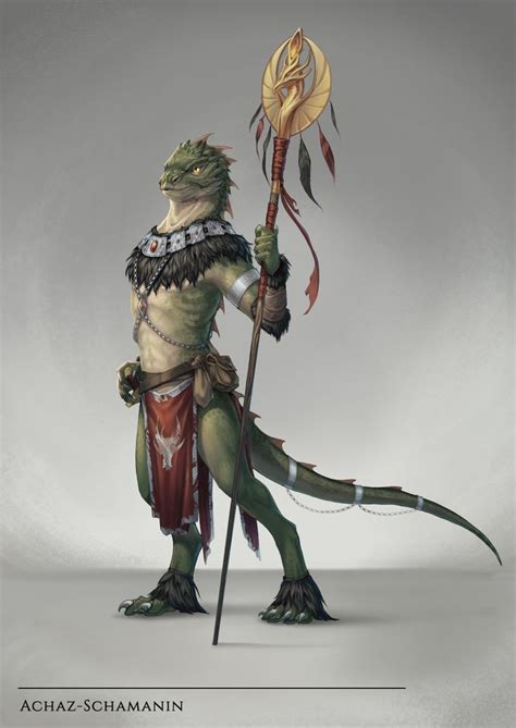 Lizard Shaman Nadine Schäkel On Artstation At Artstation