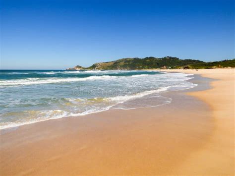 A View Of Praia Mole Mole Beach In Florianopolis Brazil Stock Image