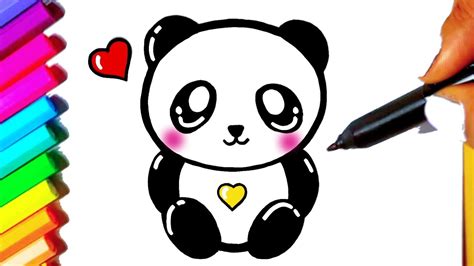 Panda Fofo Como Desenhar Urso Panda Fofo Kawaii Desenhos Kawaii