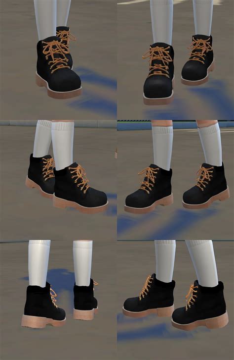 Childhiking Bootsunisex하이킹 부츠어린이 남녀 공용 신발 Sims4 Marigold